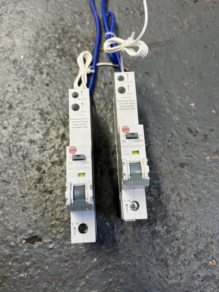 WYLEX RCBOs 6A type B  X2