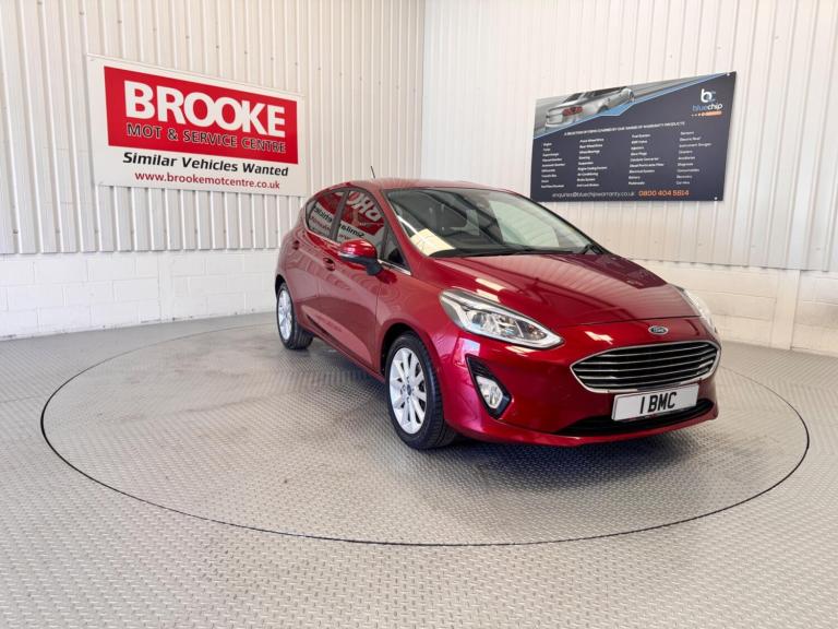 2017 Ford Fiesta 1.0T EcoBoost Titanium Euro 6 (s/s) 5dr HATCHBACK Petrol Manual