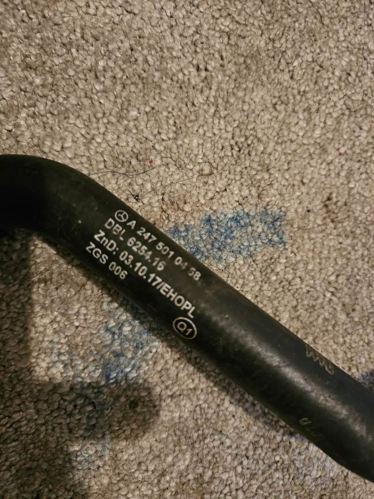 Genuine Mercedes W177 W247 Radiator Coolant Hose Pipe Line Right O/S A2475010458