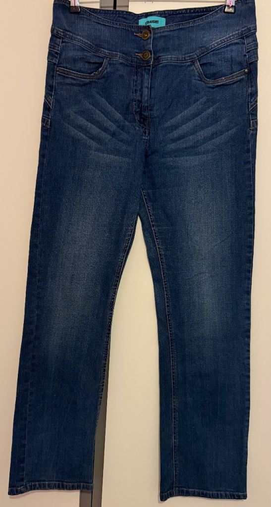 Womens straight legged jeans