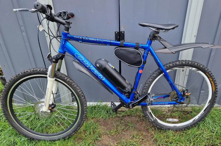 Carrera vulcan converted into Ebike