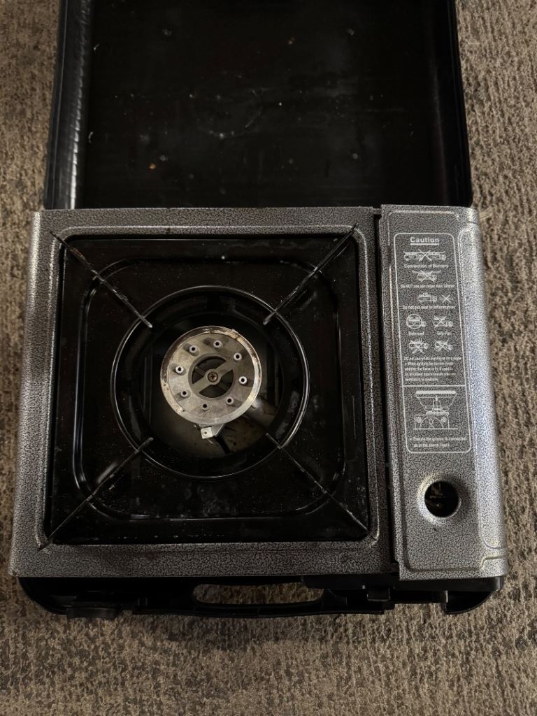 Portable Gas Camping Stove with Carry Case – £15