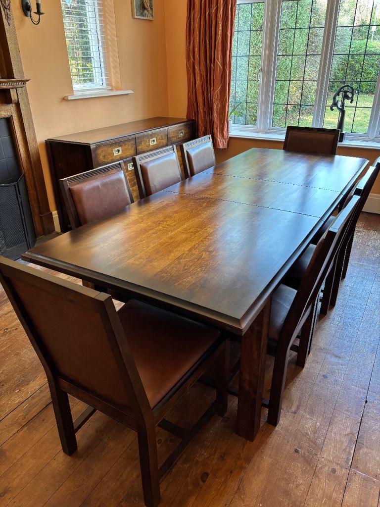 John Lewis Apsley Dining Table & 8 Chairs
