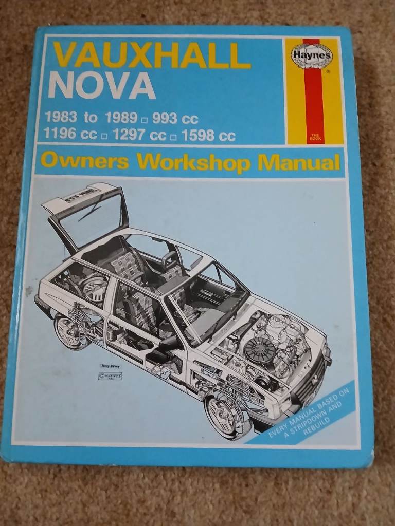 HAYNES VAUXHALL NOVA MANUAL