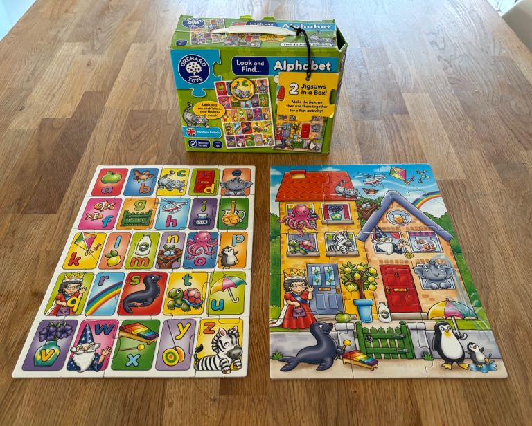 Orchard Toys Look and Find / Alphabet Jigsaw Puzzles