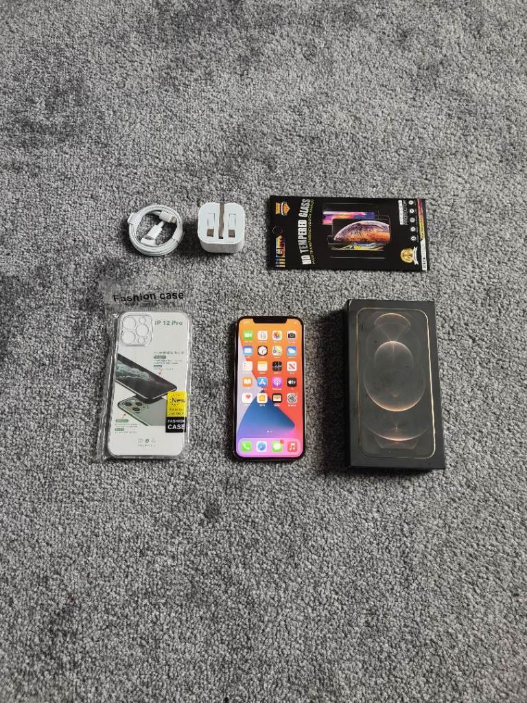 Iphone 12 Pro 5G Unlocked 128GB Warranty Gold I Phone