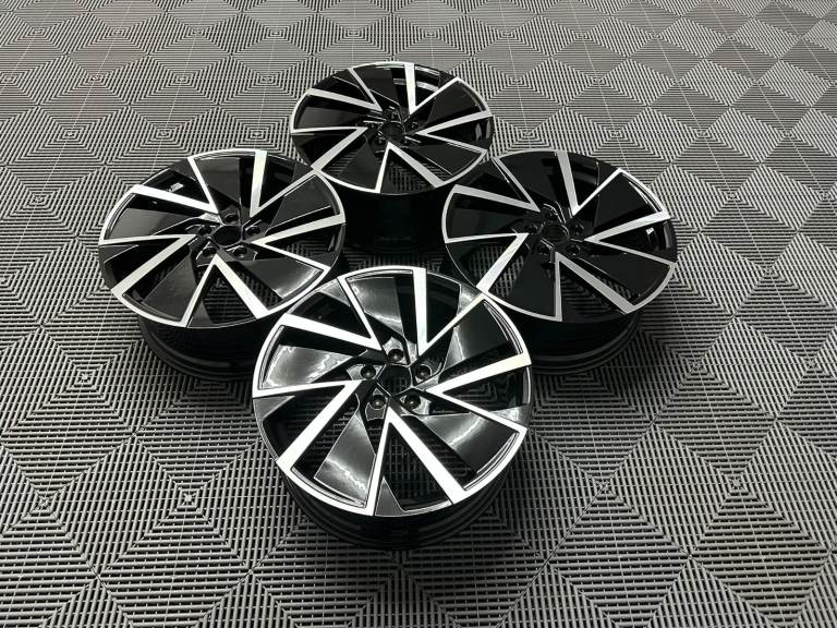 18 19″ Inch Skoda Aero Style Alloy Wheels Octavia Scout Superb Karoq Kodiaq Enyaq A3 Vw Golf 5x112