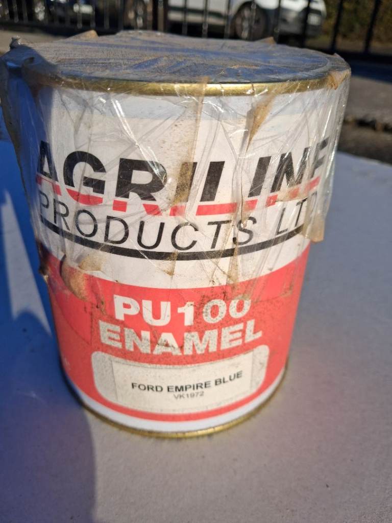Tractor paint, Agriline, Empire blue, new, unopened