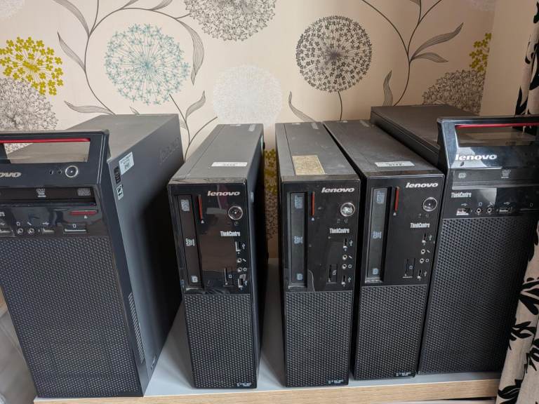 Lenovo E73 Thinkcentre Desktop PC's X 5