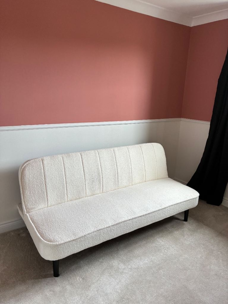 Sutton sofa bed- white