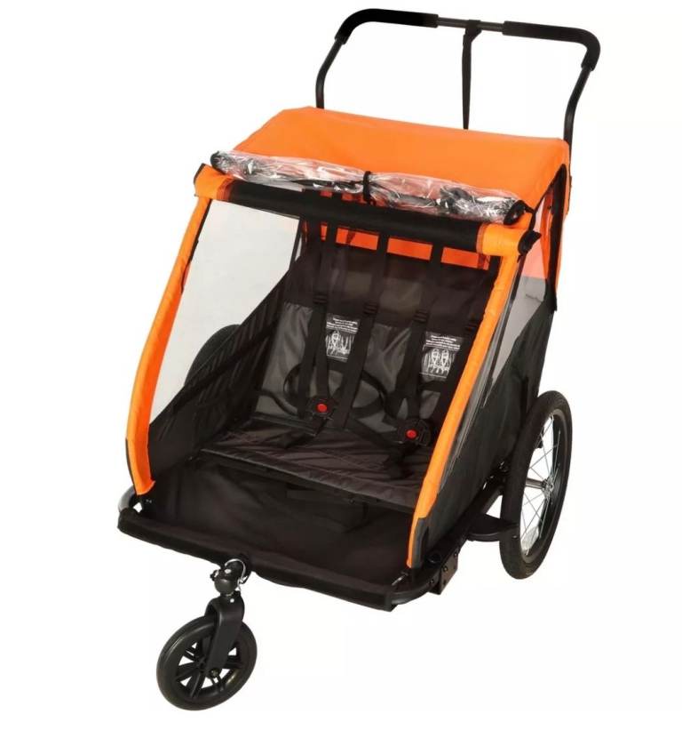 Halfords Double Child Bike Trailer NEW