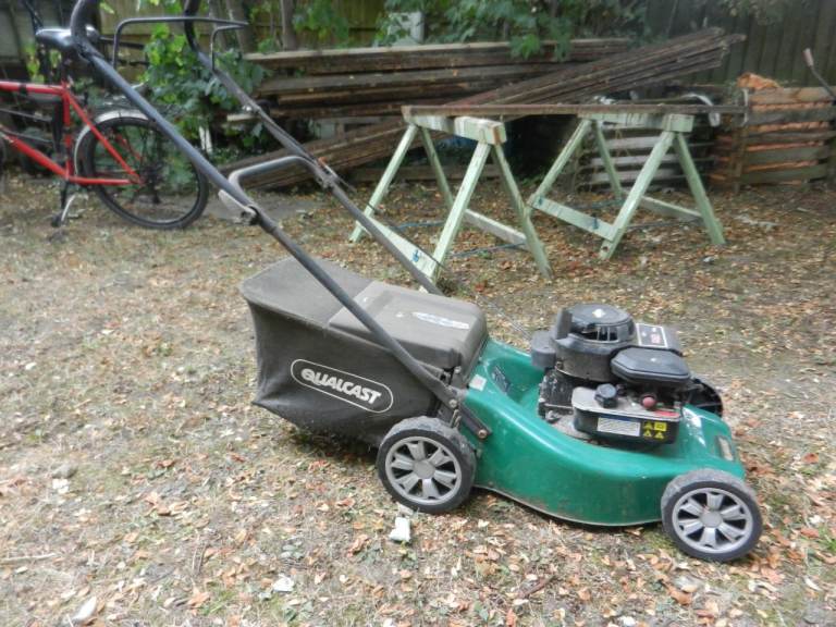 petrol lawnmower
