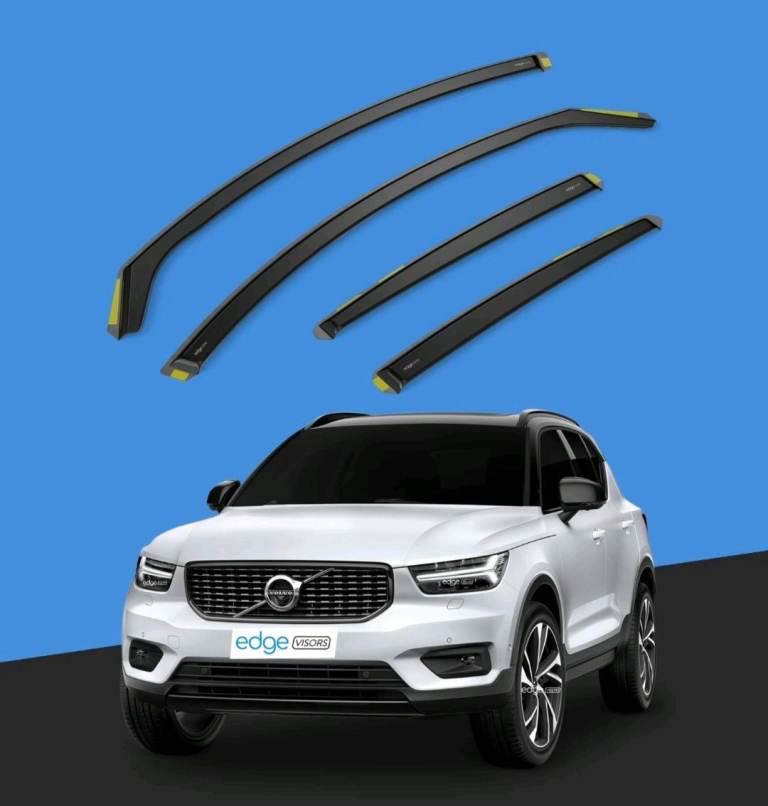 Tinted Volvo XC40 SUV 2018-2026 Wind Deflectors 4pcs Set TINTED