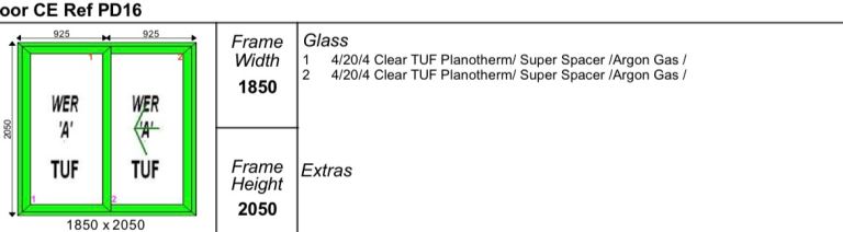 Patio doors - sliding - chartwell green 