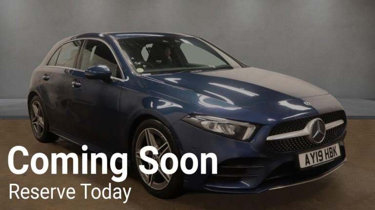 2019 Mercedes-Benz A-Class 1.5 A180d AMG Line (Premium) 7G-DCT Euro 6 (s/s) 5dr HATCHBACK Diesel ...