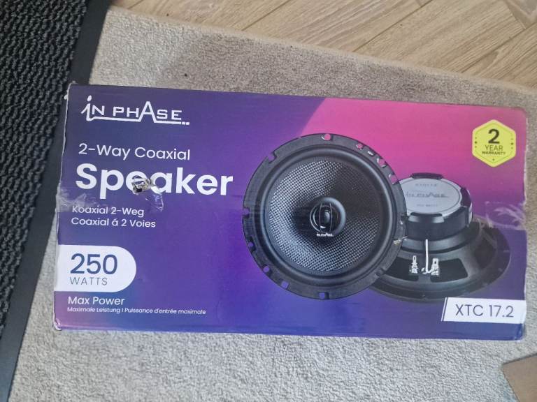 NEW INPHASE XTC 17.2 COAXIAL SPEAKERS