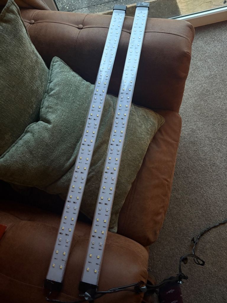 2x Eco Max tropical light bars, 90cm Each (fish tank lights)