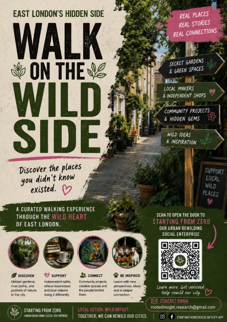 Walk on the Wild Side 13th September - FREE PILOT COMMUNITY WALK  