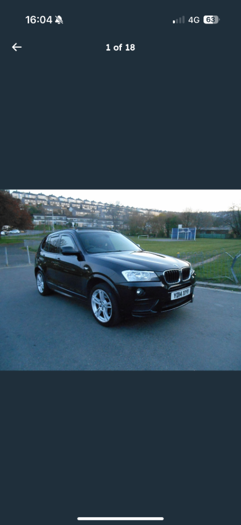 BMW, X3, Estate, 2014, Semi-Auto, 1995 (cc), 5 doors