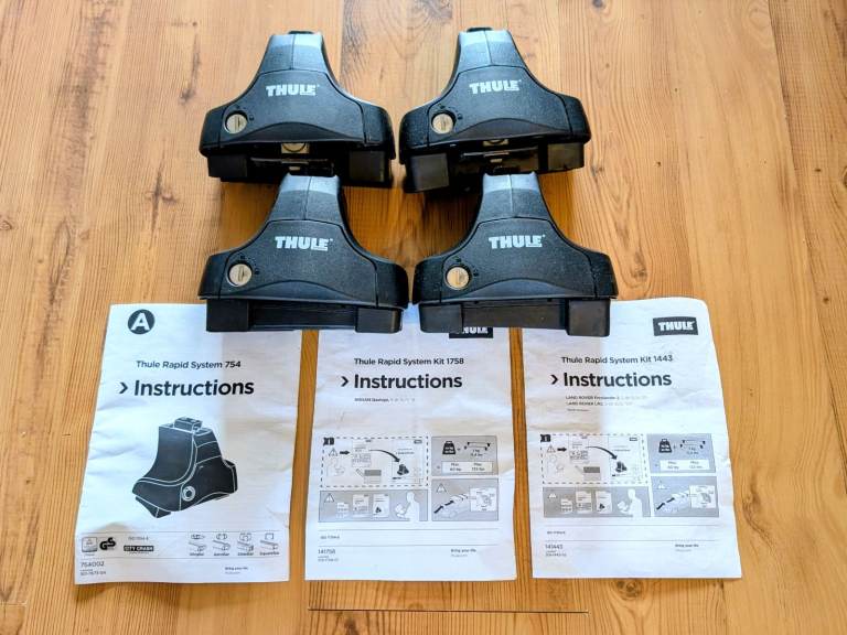 Thule Footpack 754 (x4) for fixing roof bars