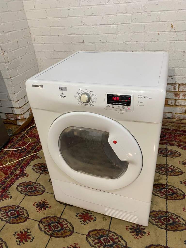 Hoover 9KG Glass Door Condenser Dryer - Sensor Dry - Excellent Condition £175