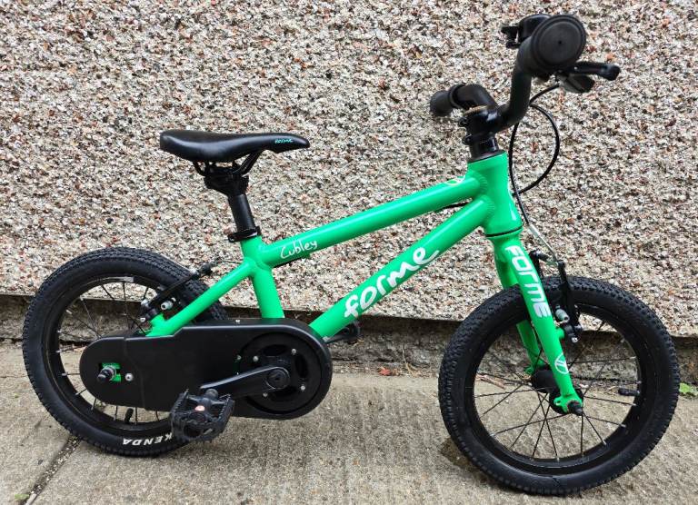Forme Cubley 14" Kids Bike - Green, great condition 