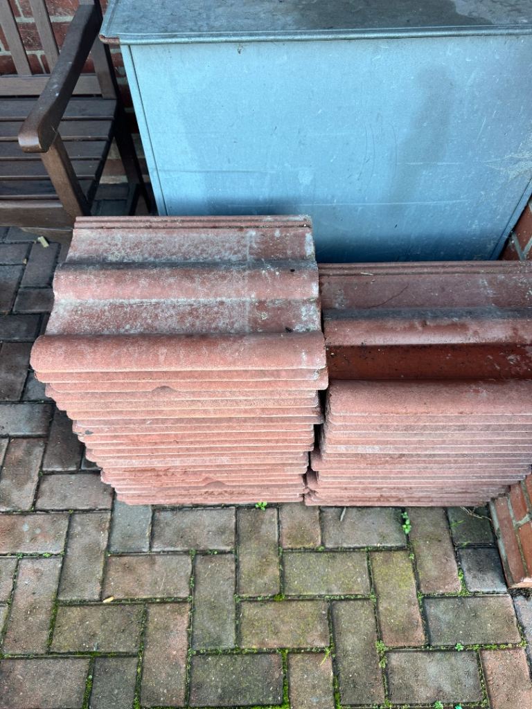 Roof tiles buff colour 