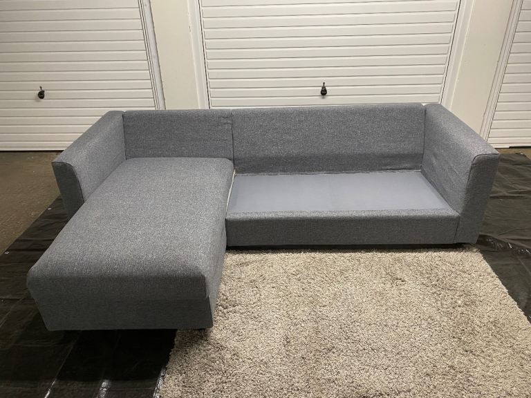 IKEA VIMLE GREY CORNER SOFA WITH STORAGE CHAISE – DELIVERY AVAILABLE