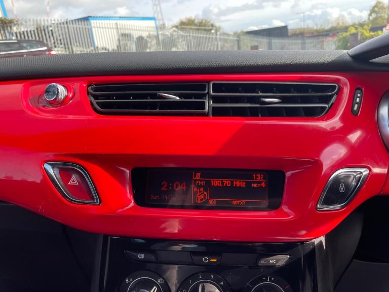 2013 Citroen DS3 1.6 e-HDi Airdream DStyle Red 3dr HATCHBACK Diesel Manual