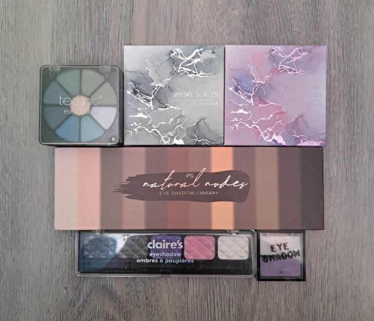 Variety of Makeup, Brushes, Beauty Products & Jewellery Box