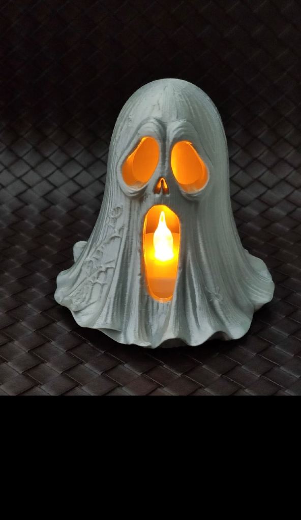 LED Ghost Candle Decoration – Brand New Condition