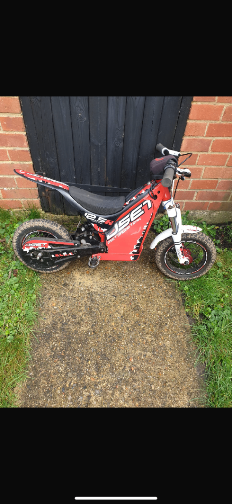 Oset kids electric trials bike 