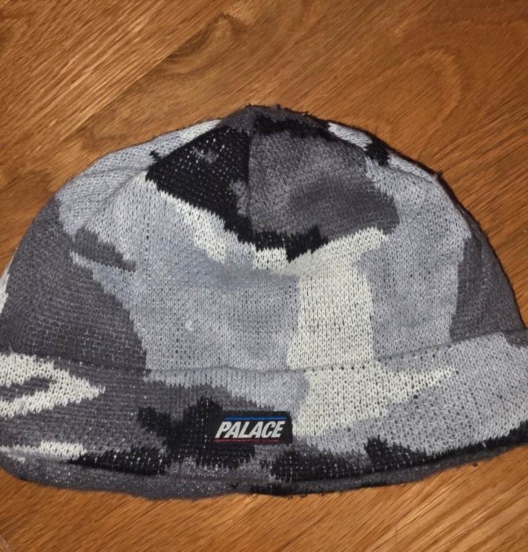 Palace Camo Design Beanie Hat 
