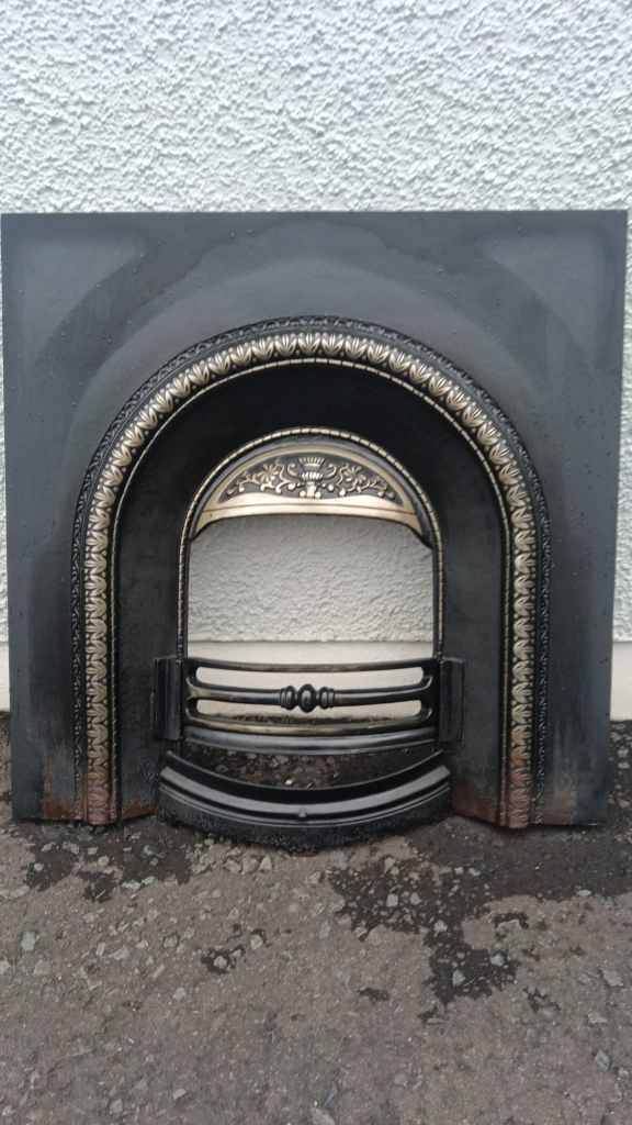 Cast Iron Fireplace Insert – Good Condition