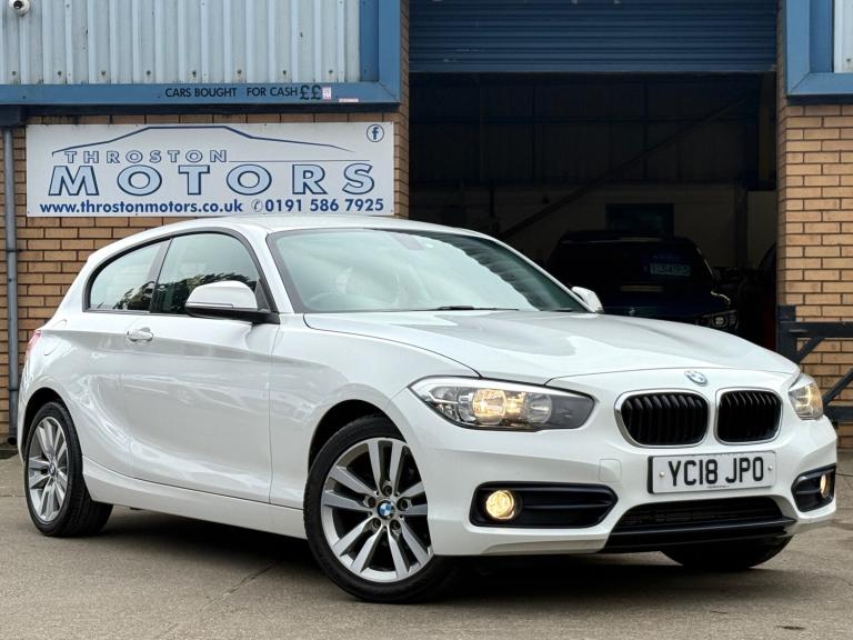 ** GREAT VALUE ** 2018 (18) BMW 1 Series 1.5 116d Sport 3 door hatch ** WHITE **