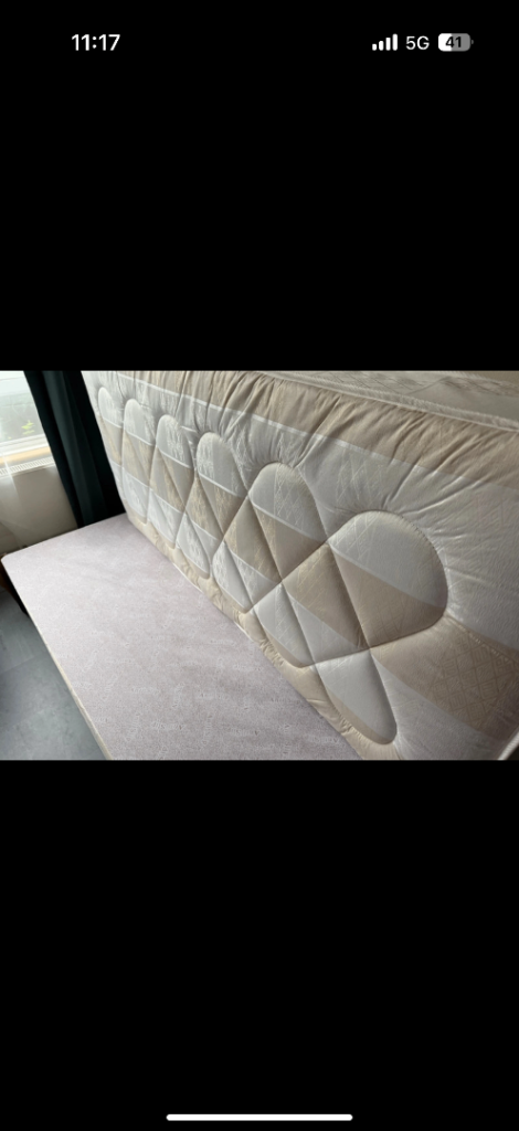 image for Single bed and mattress 