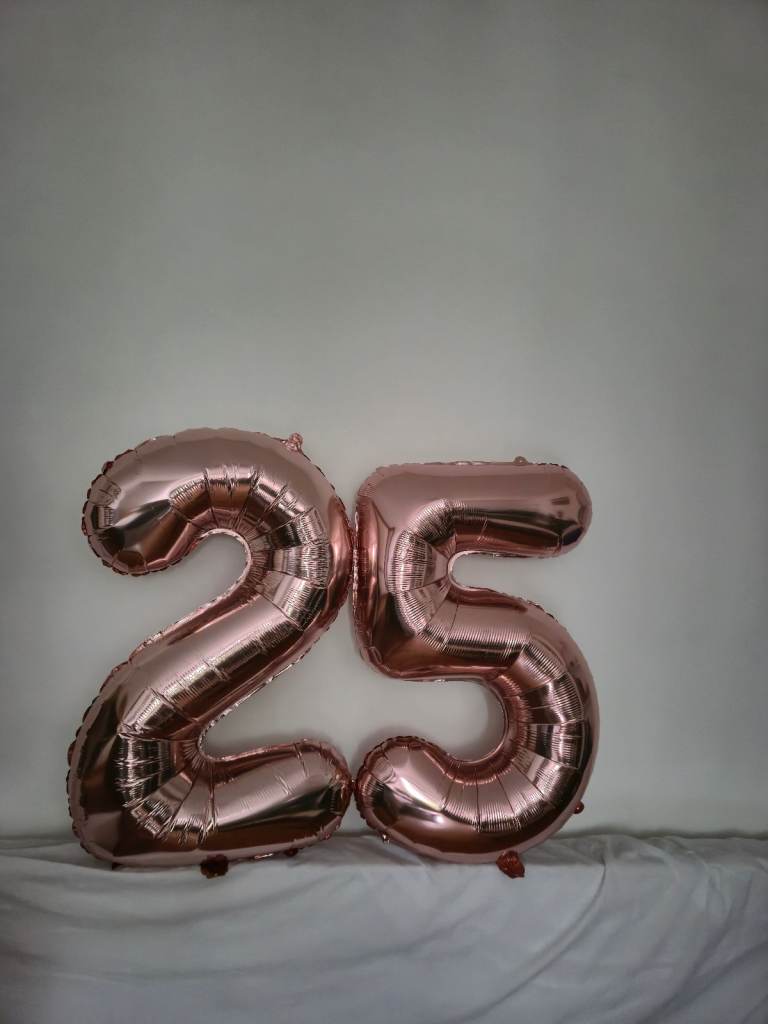 25 Birthday Balloons