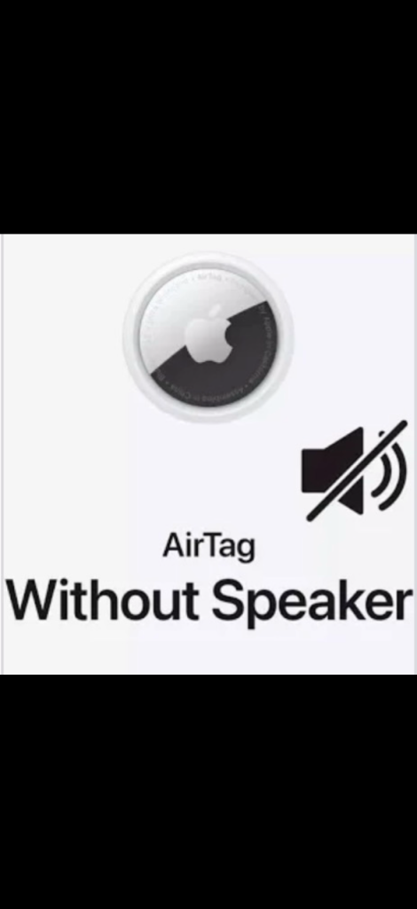 Modified Apple AirTag / silent AirTag 