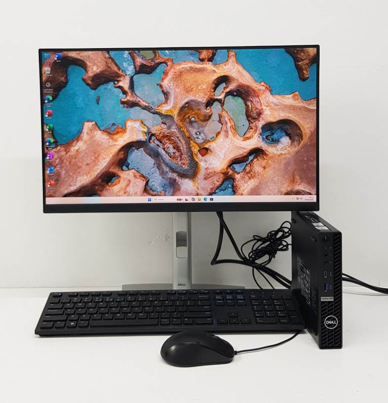 Ultra Fast Dell PC Computer, 8-core CPU i7-10th Gen, 16GB RAM, 512GB SSD+500gb HDD, MS Office 2021