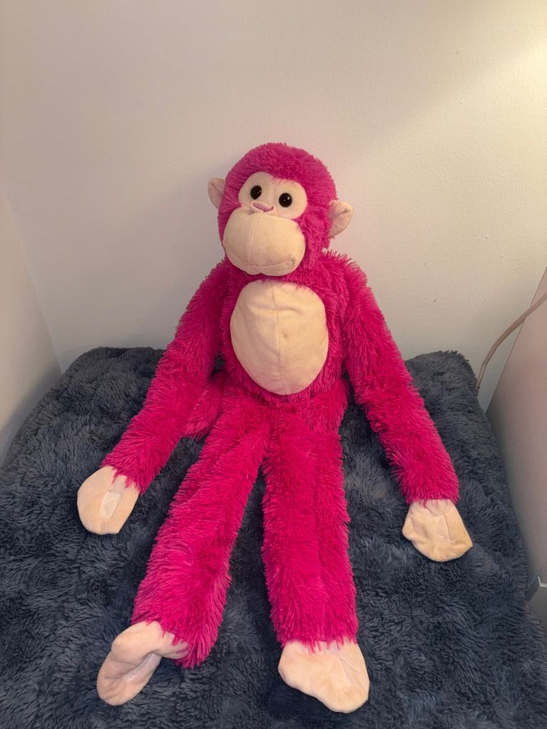 Pink Monkey and Minion Soft Toy