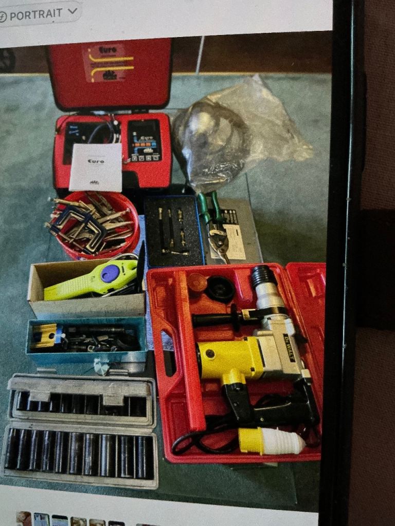 Garage tools and electrical tools 