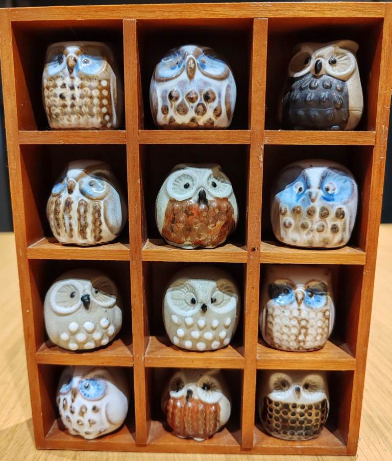 Miniature Owl Collection x12 