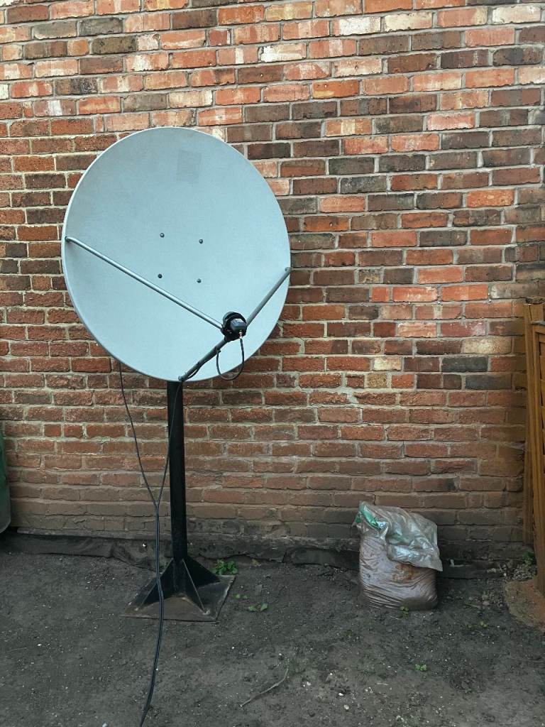 Motorized Satellite Dish Full System