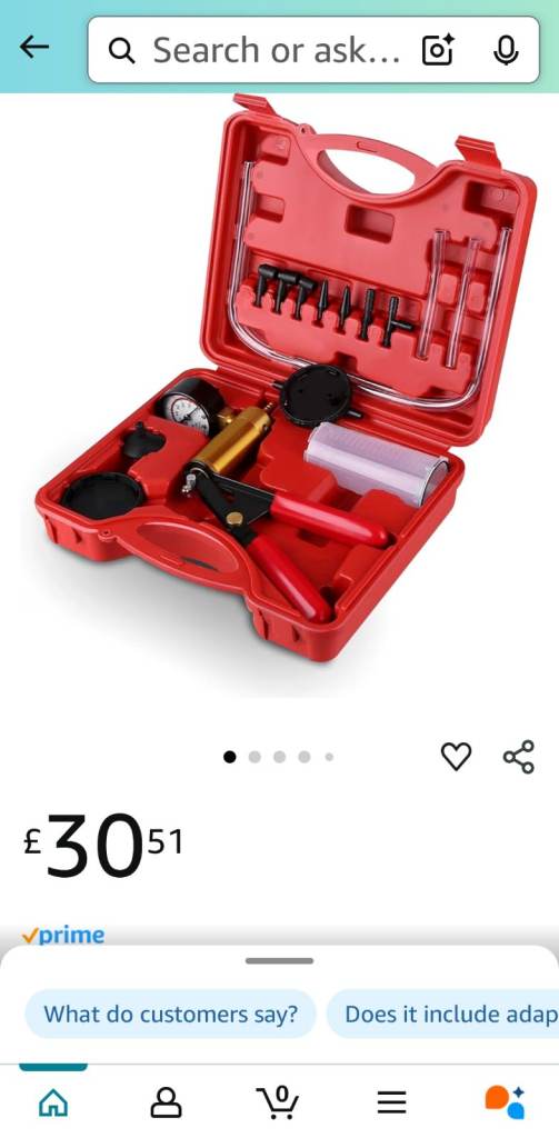 brake bleeder tester