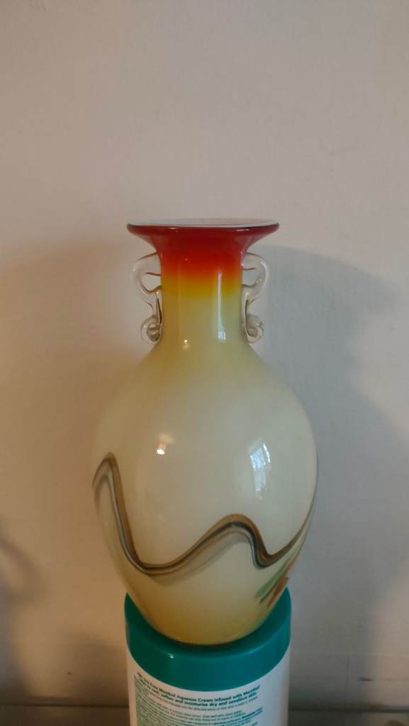 Murano glass vase