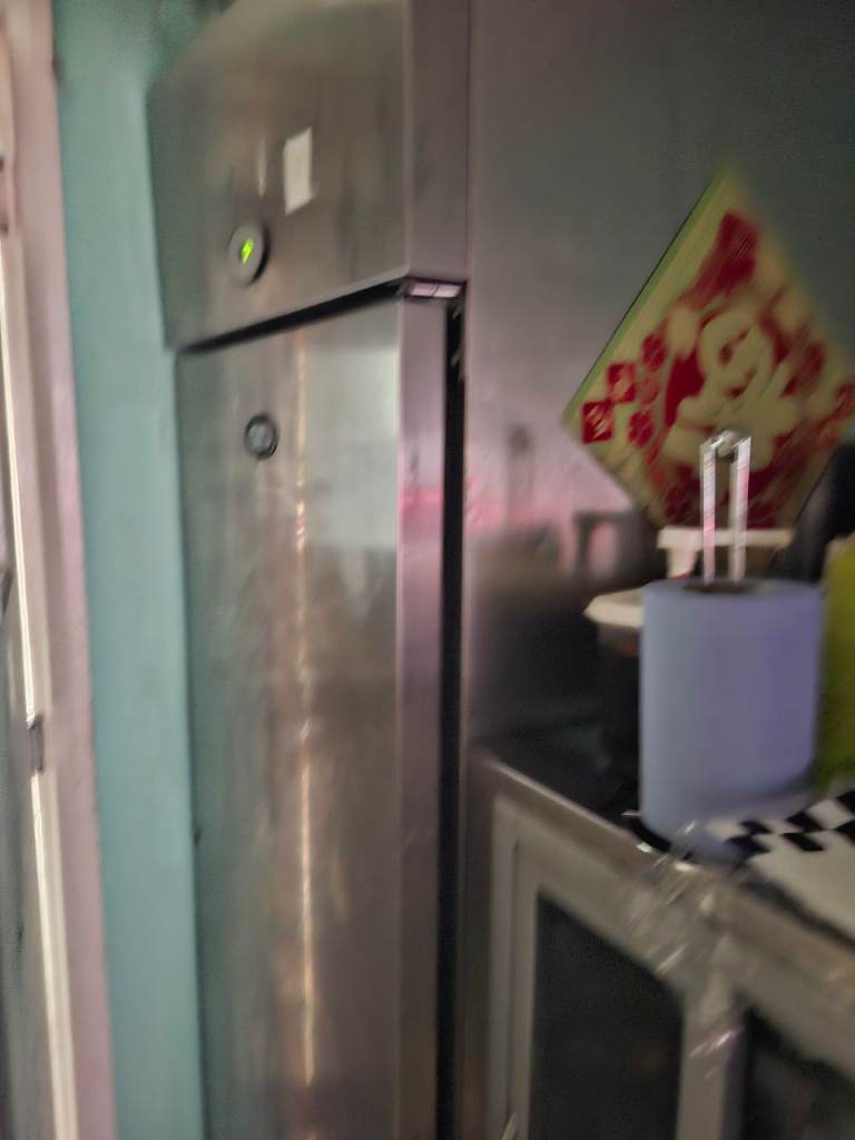 Commercial Stainless Steel Fridge Freezer – Good Condition