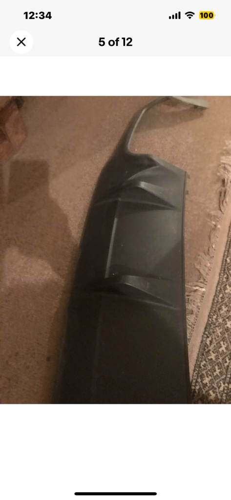 Mercedes C63 AMG 2013 diffuser 