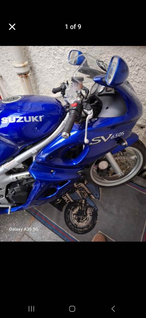 Suzuki sv650s moted may swap for van 