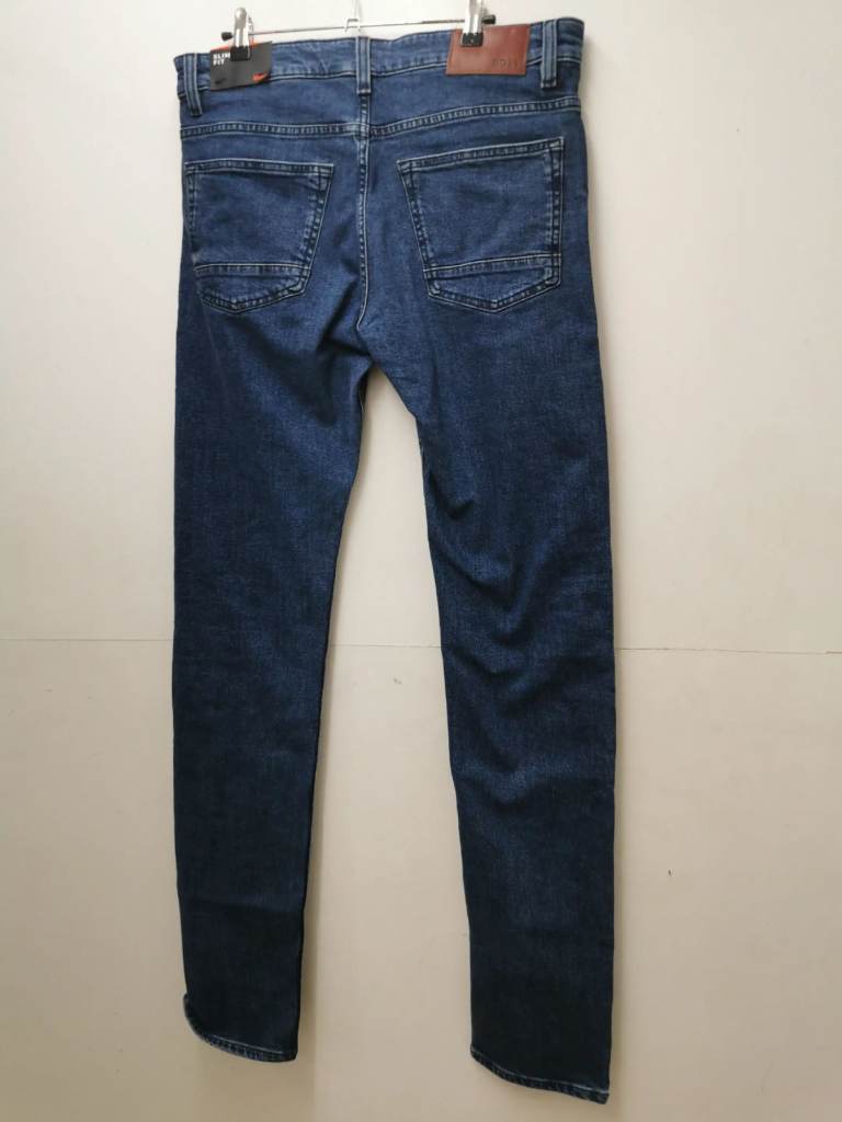 BOSS Delaware BC-C KICK Mens Jeans W33/L36 Dark Blue