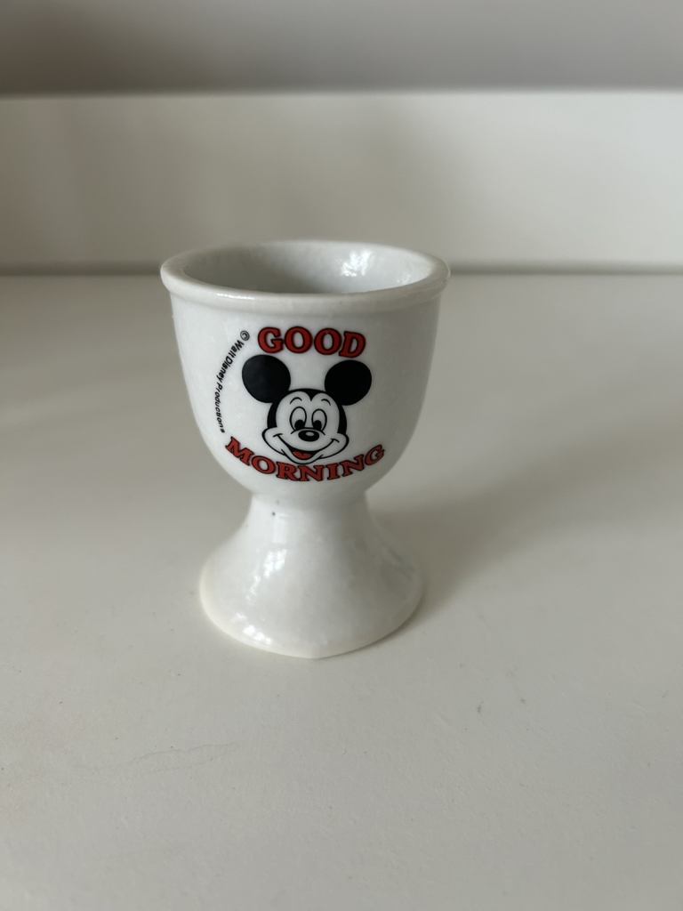 Vintage Mickey Mouse egg cup - I think it’s from the 1990s